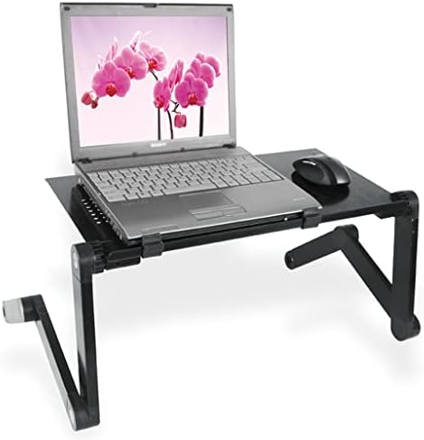 N/A лаптоп лаптоп лаптоп преносен прилагодлив прилагодлив компјутерски клупи за преклопување, држач за лаптоп ТВ -кревет, столб со подлога