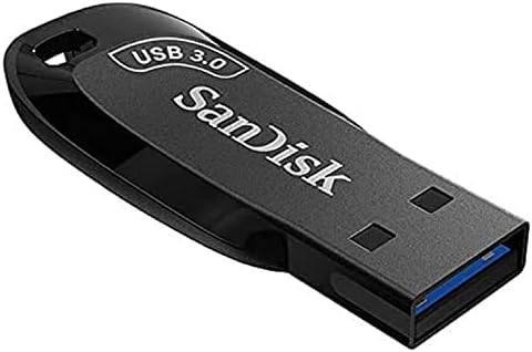 SANDISK 64GB ULTRA Shift USB 3.0 Голема Брзина 100mb/s Флеш Диск SDCZ410-064G Пакет Со Goram Црна Јаже