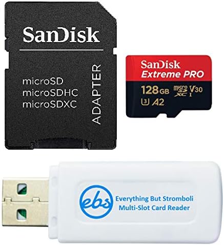 Sandisk Екстремни Про 128gb Микро SD Мемориска Картичка За GoPro Херој 9 Црна Камера Херој 9 UHS - 1 U3 / V30 A2 4k Класа 10