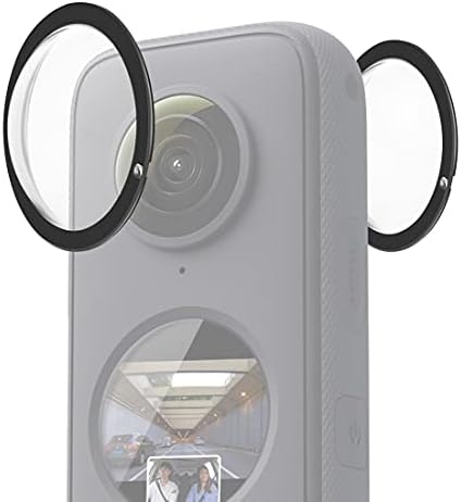 Пулуз двојни леќи чувари за Insta360 еден x2 компјутерски заштитен леќи за покритие за Insta 360 One X2 додатоци за спортска камера Еден заштитник на леќи x2