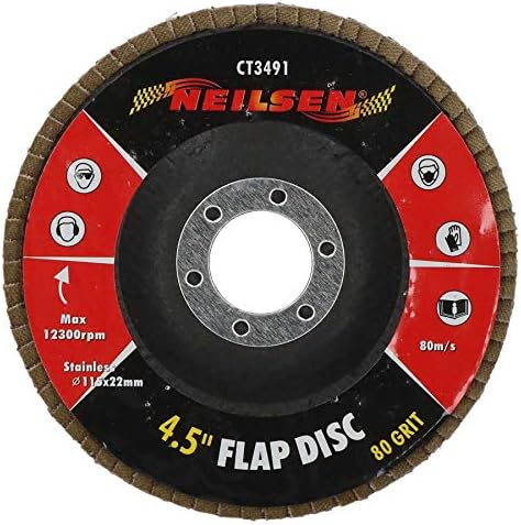 80 дискови за размавтани дискови за мелење на 'рѓа за мелење на агол од 4-1/2 5 парчиња