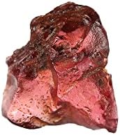 GemHub 3,85 CT Red Garnet Природно заздравување со кристалски скапоцен камен за, полирање, заздравување