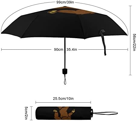 Бигфут Патување Чадор Пренослив Ветроупорен Преклопен Чадор За Дожд Автоматско Отворање Затвори