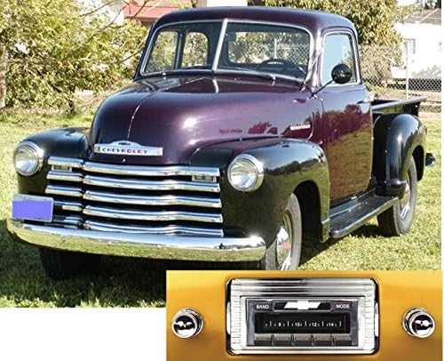 Прилагодено Автосунд Стерео компатибилен со 1947-1953 Chevy Камион, САД - 630 II Висока Моќност 300 ВАТИ AM Фм Автомобил Стерео/Радио