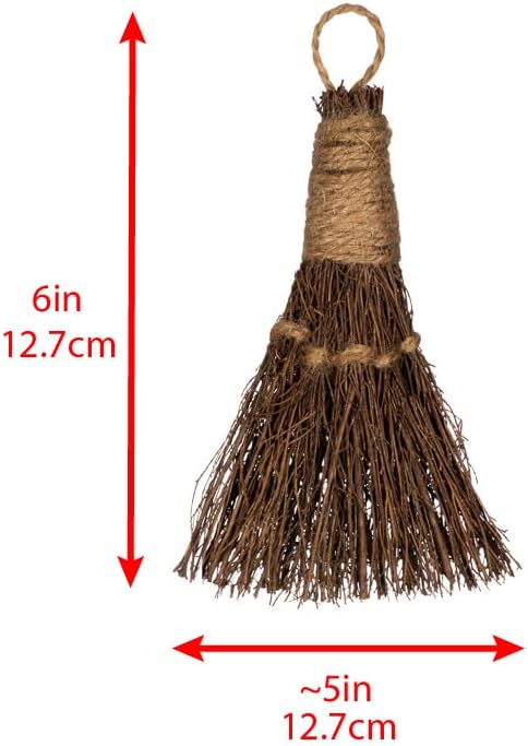 Cinnamon Broom 6 - Cinnamon Brootstick мирисаше 3 пакувања -мини метла - декор за вештерки за Ноќта на вештерките - метла за цимет -