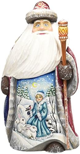G. Debrekht Snow Mainden со резба со рачно насликано дрво на Бани