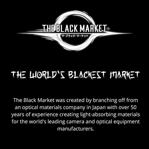 Црниот пазар Мусу црна ткаенина FR - сечење со големина на A4