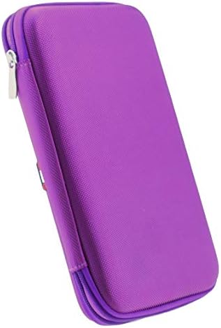 Navitech Purple Premium Travel Hard Carry Cover Cover ракав компатибилен со VTECH Тајниот безбеден дневник за визуелно