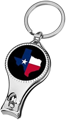 Тексас Државниот Знаме Мапа Ноктите На Прстите И Ноктите Машинка Метал Ноктите Машини Секачи Ноктите Со Шише Отворач Клучеви
