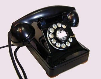 Прилагодени телефони - Забавни производи за домови Western Electric Model 302 Телефон - во близина на нане кон. Наведете тип на куќиште: челик
