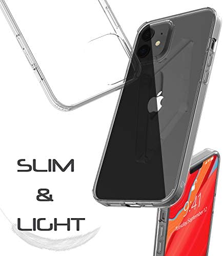 Луввит Чист Поглед Хибрид [Анти-Пожолтување Технологија] Наменета за Iphone 14 Случај - Кристално Јасно