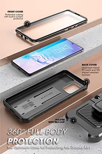 SUPCASE Еднорог Буба Про Серија Дизајн За Galaxy S10 Lite Случај, Двослоен Футрола Со Целосен Слој &засилувач; Kickstand Со Вграден Заштитник