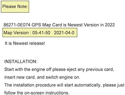 2022 Најнова Ажурирана Навигациска SD Картичка Одговара На Toyota Gps Мапа Ажурирање САД Канада 86271-0E074 работа За Приус 4 Тркач Авалон