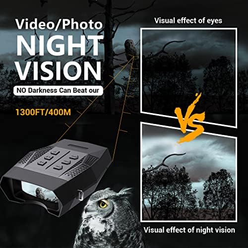Очила за ноќно Гледање Двоглед За Ноќно Гледање За Целосна Темнина - 1080p Видео Инфрацрвени Дигитални Очила за Возрасни Лов &засилувач; Авантура &засилувач; Кампувањ?