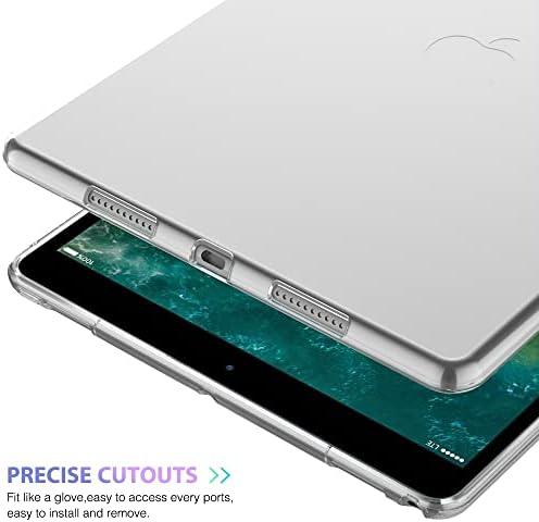 iPad Pro 9.7 Јасен Случај, Puxicu Тенок Дизајн Флексибилен Мек Tpu Заштитен Капак за iPad pro 9.7 Инчен Таблет, Транспарентен