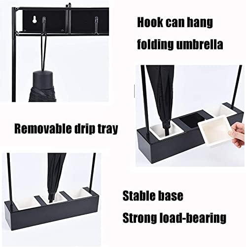 Halалери чадор решетката штанд, држач за чадори, чадор стои чадор штанд дома хотел метал, може да се обеси на кабинетот за
