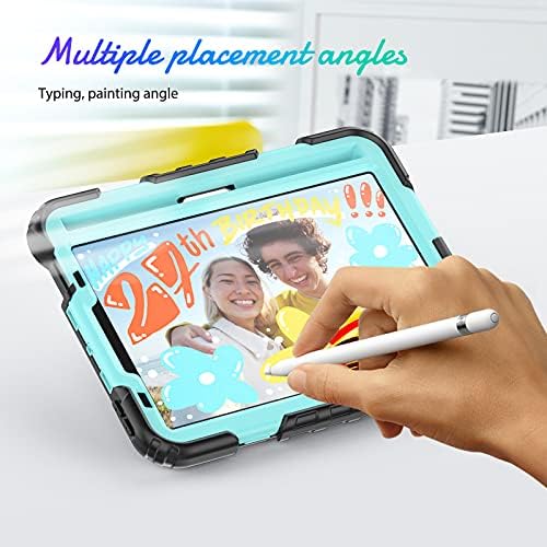 CASZONE iPad mini 6-Та Генерација 8,3 инчи 2021 Случај Со Заштитник На Екранот, Ipad Mini 6 Детско Куќиште Отпорно На Удари Со