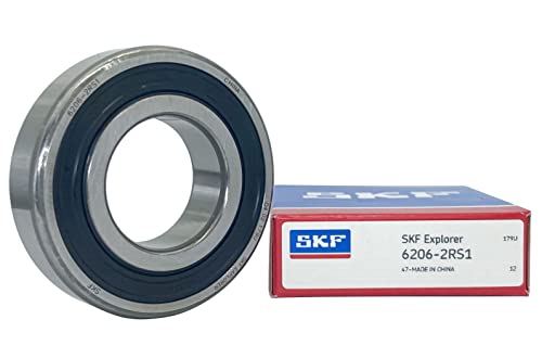 2PACK SKF 6206-2RSH 6206-2RS 30X62X16MM Двоен гумен заптивка Длабока топка лежишта