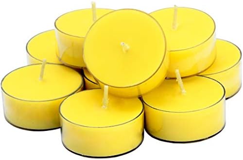 Deybby Aromatherapy Соја восок чај свеќа, лимон миризлива чиста чаша летни свеќи Подарок за дома |