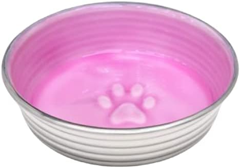 Lубовни миленици - Ле Бол кучиња храна за вода во вода емајл керамички сад без врв не'рѓосувачки челик сад за миленичиња без доказ