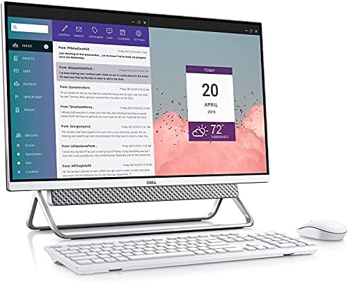 2021 Dell Inspiron 7700 27 All-in-One Desktop, 27 FHD екран на допир, I7-1165G7, Geforce MX330, 16 GB RAM, 512GB SSD + 1TB HDD,