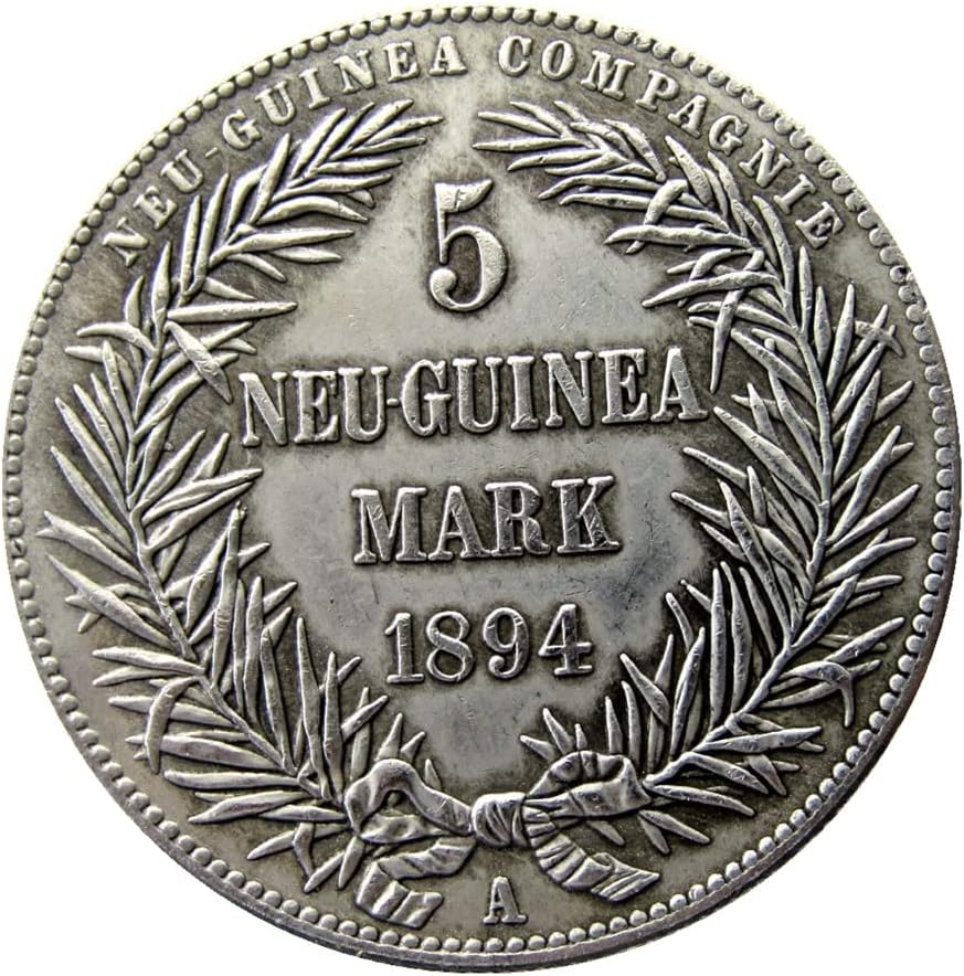 Германски 5 Марк 1894 Странски Реплика Бакар Комеморативна Монета