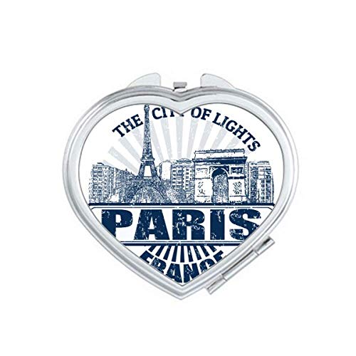 Париз Франс знаме Ајфелова кула Архитектура Архитектура Огледало за зголемување на преносна рачна џебна шминка
