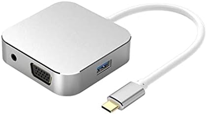 SXYLTNX USB Type-C до HDMI-компатибилен VGA Audio USB3.0 Адаптер Докинг станица за MacBook Type C USB 3.0 центар