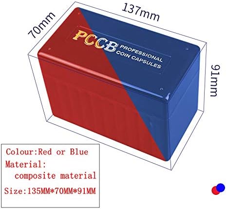 Рејтинг Валута Колекција Кутија Професионални Монета Капсули (Црвена Или Сина)