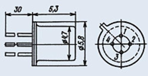 Русија OptoCouplers 3OD101B СССР 6 компјутери