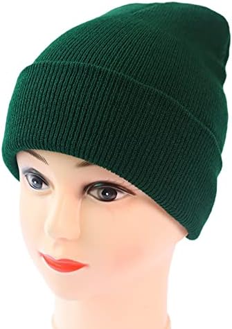 Keusn ineенски зимски капи Машки и женски топла волна плетење пулвер капа есен и зимска цврста модна капа за плетење