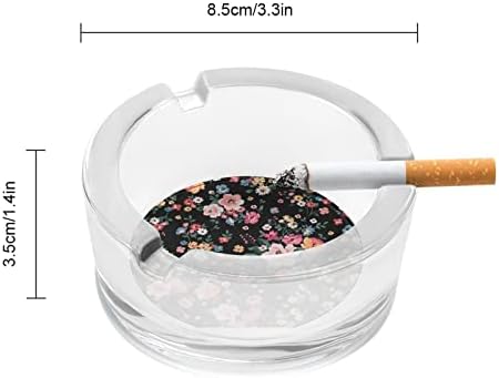 Модна цветно стакло пушење пепелници цигари цигари за држач за таблички за пепел за затворено отворено
