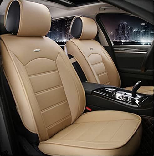 Седиштето за автомобили на Yajomi опфаќа 5-седишта компатибилни со Buick Regal Tourx 2000-2023, Faux кожа водоотпорен отпорен на абење за абење, предни и задни комплетни класични кла