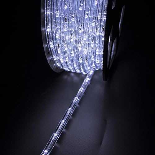 Walnest LED ленти светла 100 метри на отворено водоотпорни, неонски светла за спална соба, градина, задниот двор, забавата ладно бело