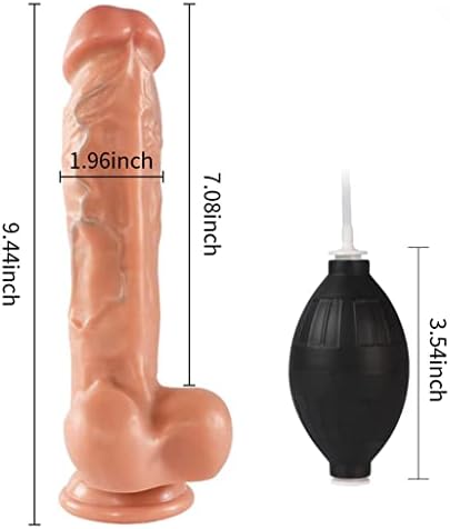 Голема реална ејакулација на дилдо затегнување 9inch дебела G Spot Dildos секс играчка со вшмукување чаша