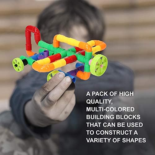 КАКАТИМЕС Матични Градежни Блокови Играчка За Деца, Едукативни Мали Деца Комплет За Играчки За Мали Деца, Конструкции Играчки
