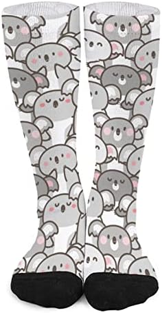 Смешни коала чорапи-блок чорапи спортови високи чорапи чорапи за тинејџери возрасни