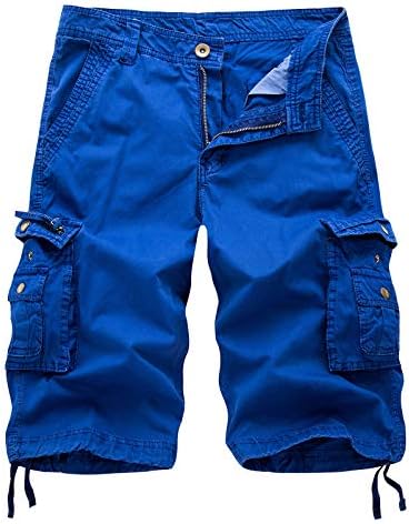 IOPQO Band 1 Панталона во боја Машки шорцеви пантолони случајни на отворено џеб плажа товар работа машка панталони редовна големина