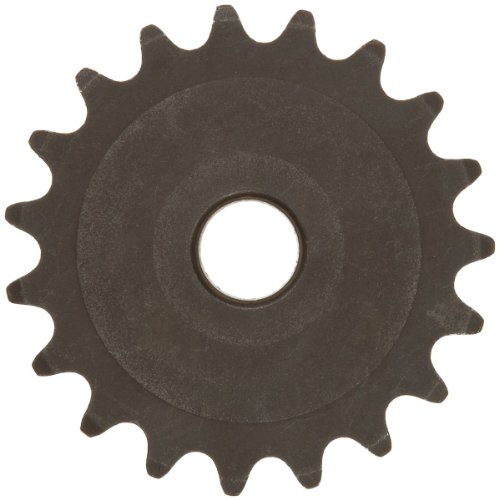 Ametric 43B28 метрички 43B28 ISO 081 Hub Steel Sprocket 28 Заби за америк број 43 синџир со единечно влакно со, 12,7мм терен, ширина на ролери од 3,3 мм, дијаметар на ролери од 7,75мм, дијаметар о