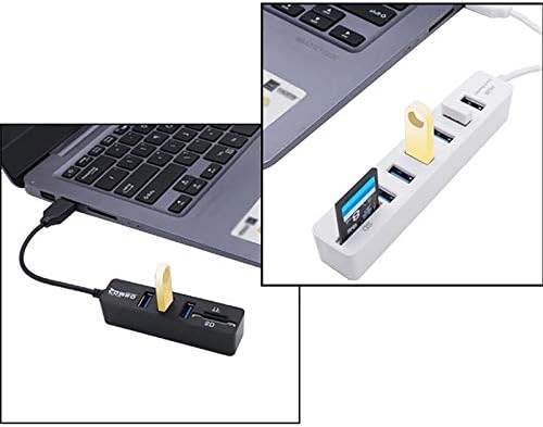 SLSFJLKJ USB Центар 2.0 Мулти USB 2.0 ЦЕНТАР USB Сплитер Со Голема Брзина 6 Usb Картичка ЧИТАЧ USB Екстендер ЗА КОМПЈУТЕР ЛАПТОП