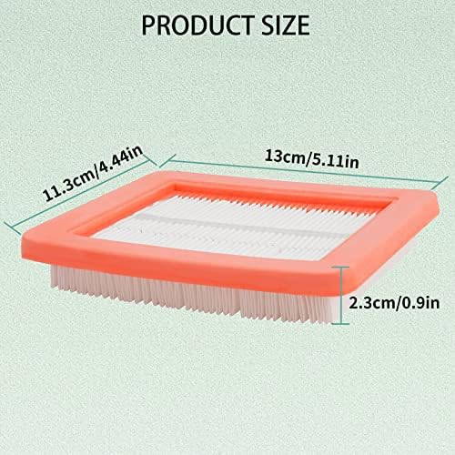 JICHEKU 17211-Z8B-901 Lawn Mower Air Filter Replace for Honda GCV160LAO GCV190LA GC190LA GC135 GC160 GC190 GCV135 GCV160 GCV190 GX100