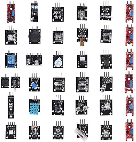 Комплет за асортиман на Almocn 37 во 1 сензори, 37 сензори модули за почеток на комплети за стартерот за стартерот за стартерски комплети