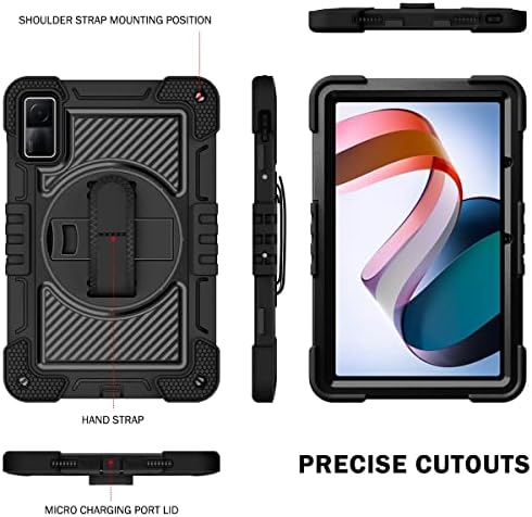 Таблети торби компатибилни со Xiaomi Redmi Pad 10.61 инчи објавена 2022 ShockProf издржлива заштитна обвивка Трајни 360 степени