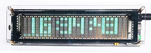 Анализатор на аудио спектар на музички спектар DIY комплет VFD мерач на ниво на звук Ву метарски екран на екранот 16 сегменти-народни екран
