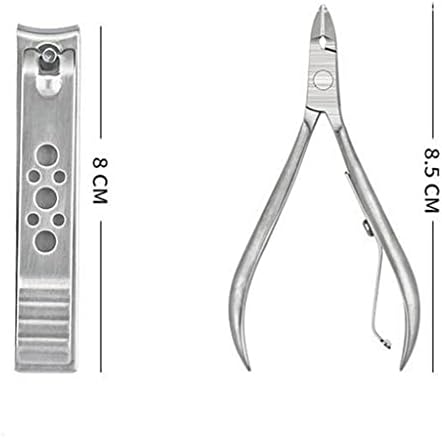Ножици За Нокти Ножици За Нокти Поставете Нерѓосувачки Челик 12 Парчиња Алатки За Сечење Нокти Нож За Педикир Мртви Клешти За Кожа