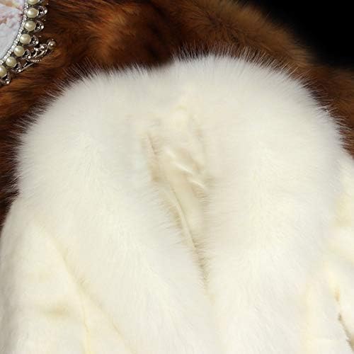 Pelt faux бела јакна жени топла зимска јакни лажна јакна палто за надворешна облека топла дебела женска палто модна облека модна облека
