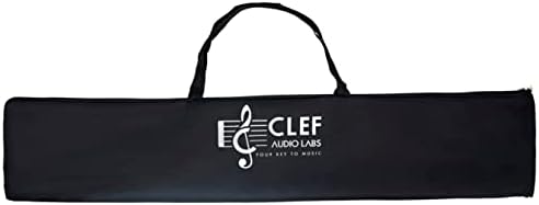Clef Audio Labs 2 -пакувања на тешки звучници - разноврсна, издржлива и лесна за употреба - одлично за диџеј, дом, место, забави и настани на отворено - вклучено е и заградувањ