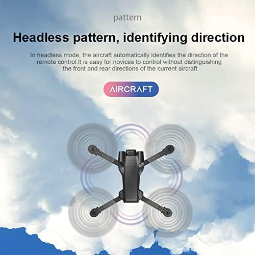 Дрон со двојни 4K HD WiFi FPV камера далечински управувачки играчки, со LED светло, VR 3D искуство, лет на траекторијата, режим без глава, режим на одржување на надморска висо?