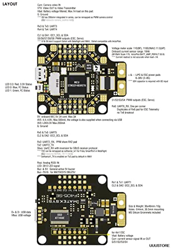 F405-SE F405 STM32F405RET6 Контролер на летање Вграден SD слот за SD DPS310 за RC Drone F405-CTR Ажурирана верзија