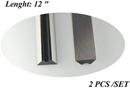 12 инчи Планерски ножеви ножеви HSS замена за модел Makita 2012 и 2012nb Планер за дебелина на топлина, третирана со двојно раб- сет